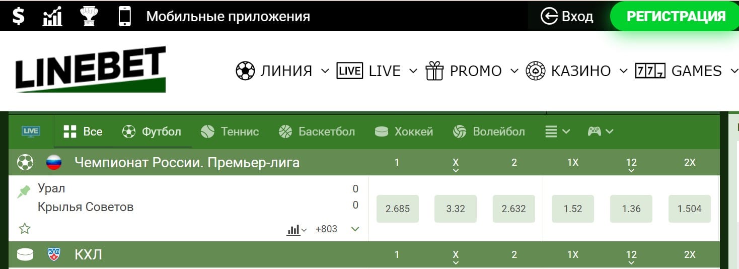 сайт БК Line Bet Сайт Line Bet для комфортных ставок